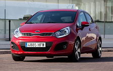 Cars wallpapers Kia Rio 5door Red - 2011