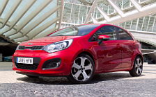 Cars wallpapers Kia Rio 5door Red - 2011