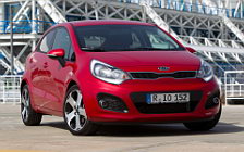 Cars wallpapers Kia Rio 5door Red - 2011