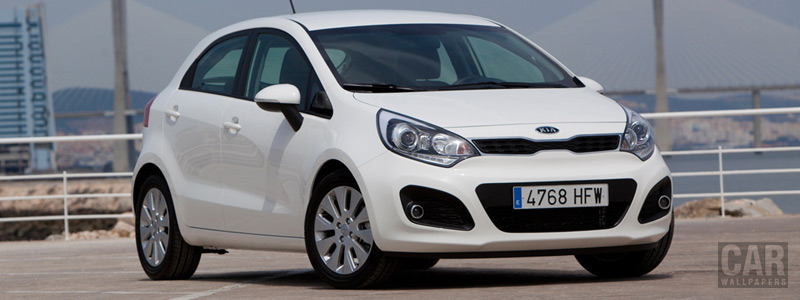 Cars wallpapers Kia Rio 5door White - 2011 - Car wallpapers