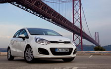 Cars wallpapers Kia Rio 5door White - 2011