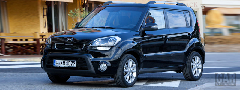 Cars wallpapers Kia Soul Black - 2011 - Car wallpapers