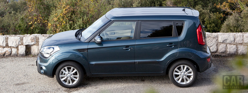 Cars wallpapers Kia Soul Blue - 2011 - Car wallpapers