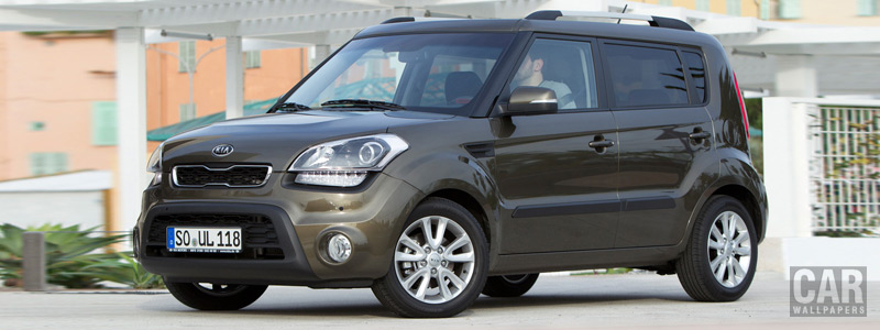 Cars wallpapers Kia Soul Green - 2011 - Car wallpapers