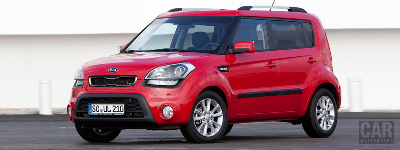 Cars wallpapers Kia Soul Red - 2011 - Car wallpapers