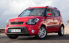 Cars wallpapers Kia Soul Red - 2011