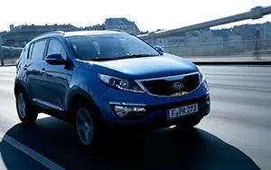 Cars wallpapers Kia Sportage (Byte Blue) - 2010