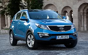 Cars wallpapers Kia Sportage (Byte Blue) - 2010