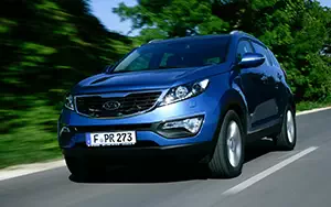 Cars wallpapers Kia Sportage (Byte Blue) - 2010