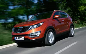 Cars wallpapers Kia Sportage (Techno Orange) - 2010