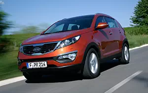 Cars wallpapers Kia Sportage (Techno Orange) - 2010