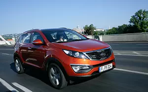 Cars wallpapers Kia Sportage (Techno Orange) - 2010