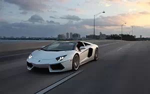 Cars wallpapers Lamborghini Aventador LP 700-4 Roadster - 2013