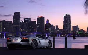 Cars wallpapers Lamborghini Aventador LP 700-4 Roadster - 2013