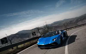 Cars wallpapers Lamborghini Aventador LP 780-4 Ultimae Roadster - 2021