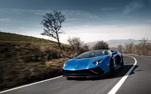 Cars wallpapers Lamborghini Aventador LP 780-4 Ultimae Roadster - 2021