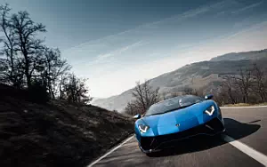 Cars wallpapers Lamborghini Aventador LP 780-4 Ultimae Roadster - 2021