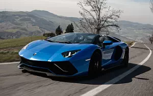Cars wallpapers Lamborghini Aventador LP 780-4 Ultimae Roadster - 2021