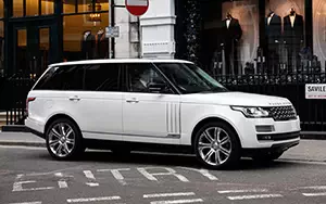 Cars wallpapers Range Rover Autobiography Black Long Wheelbase UK-spec - 2014