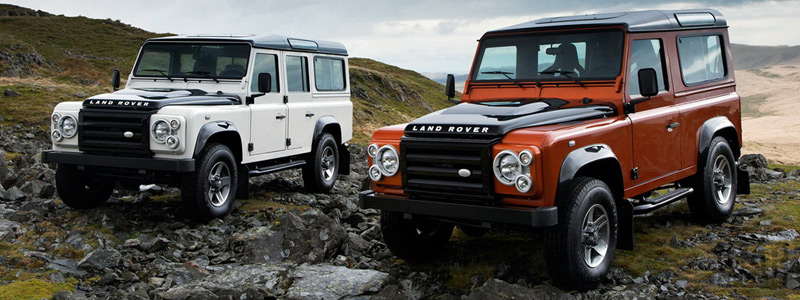 Cars wallpapers Land Rover Defender Fire and Defender Ice - 2009 - Car wallpapers