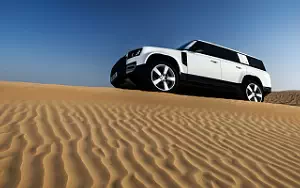 Cars wallpapers Land Rover Defender 130 P400 SE (Fuji White) - 2023