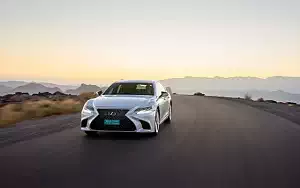 Cars wallpapers Lexus LS 500h AWD (Sonic White) - 2017