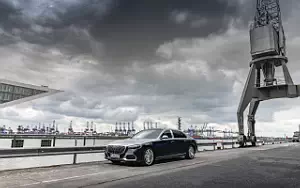 Cars wallpapers Mercedes-Maybach S 580 4MATIC (Nautical Blue/High-Tech Silver) - 2021