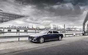 Cars wallpapers Mercedes-Maybach S 580 4MATIC (Nautical Blue/High-Tech Silver) - 2021