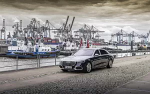 Cars wallpapers Mercedes-Maybach S 580 4MATIC (Nautical Blue/High-Tech Silver) - 2021