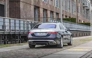 Cars wallpapers Mercedes-Maybach S 580 4MATIC (Nautical Blue/High-Tech Silver) - 2021