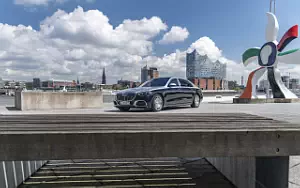 Cars wallpapers Mercedes-Maybach S 580 4MATIC (Nautical Blue/High-Tech Silver) - 2021