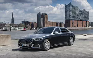 Cars wallpapers Mercedes-Maybach S 580 4MATIC (Nautical Blue/High-Tech Silver) - 2021