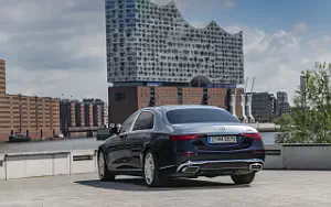 Cars wallpapers Mercedes-Maybach S 580 4MATIC (Nautical Blue/High-Tech Silver) - 2021
