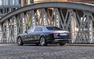 Cars wallpapers Mercedes-Maybach S 580 4MATIC (Nautical Blue/High-Tech Silver) - 2021