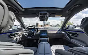 Cars wallpapers Mercedes-Maybach S 580 4MATIC (Nautical Blue/High-Tech Silver) - 2021