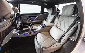 Cars wallpapers Mercedes-Maybach S 580 4MATIC (Nautical Blue/High-Tech Silver) - 2021