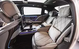Cars wallpapers Mercedes-Maybach S 580 4MATIC (Nautical Blue/High-Tech Silver) - 2021