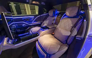 Cars wallpapers Mercedes-Maybach S 580 4MATIC (Nautical Blue/High-Tech Silver) - 2021
