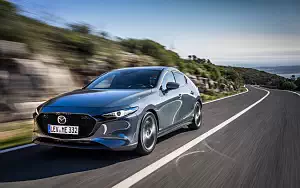 Cars wallpapers Mazda 3 Hatchback (Polymetal Grey Metallic) - 2019