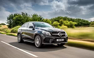 Cars wallpapers Mercedes-Benz GLE 350 d 4MATIC Coupe AMG Line UK-spec - 2015