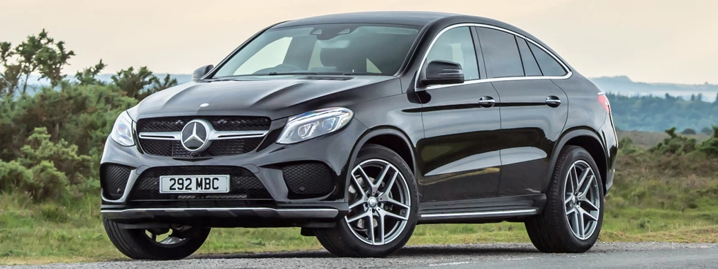 Cars wallpapers Mercedes-Benz GLE 350 d 4MATIC Coupe AMG Line UK-spec - 2015 - Car wallpapers