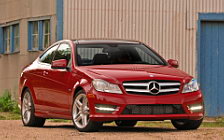 Cars wallpapers Mercedes-Benz C250 Coupe US-spec - 2012