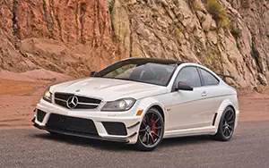 Cars wallpapers Mercedes-Benz C63 AMG Black Series Coupe US-spec - 2013