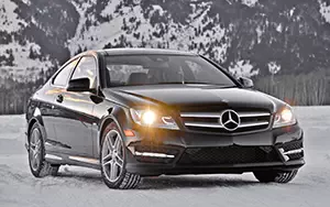 Cars wallpapers Mercedes-Benz C350 4MATIC Coupe US-spec - 2013