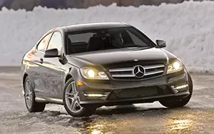 Cars wallpapers Mercedes-Benz C350 4MATIC Coupe US-spec - 2013