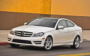 Cars wallpapers Mercedes-Benz C350 Coupe US-spec - 2013