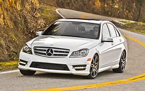 Cars wallpapers Mercedes-Benz C300 4MATIC Sport Package Plus US-spec - 2013