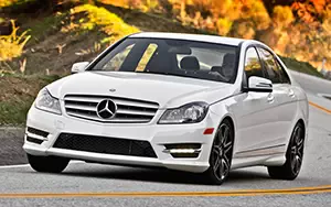 Cars wallpapers Mercedes-Benz C300 4MATIC Sport Package Plus US-spec - 2013