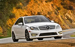 Cars wallpapers Mercedes-Benz C300 4MATIC Sport Package Plus US-spec - 2013