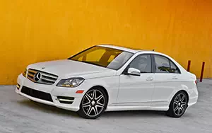 Cars wallpapers Mercedes-Benz C300 4MATIC Sport Package Plus US-spec - 2013